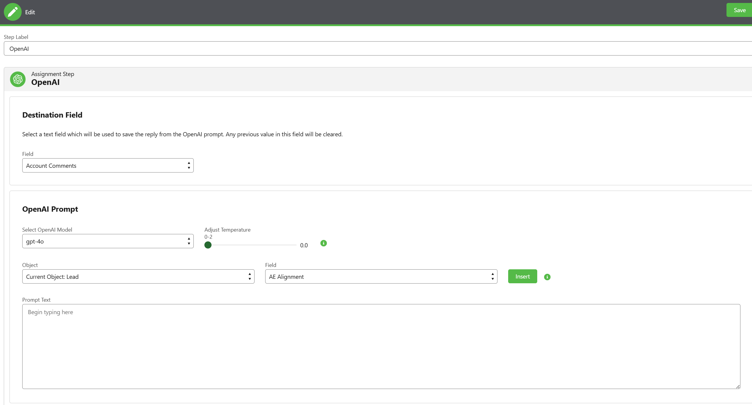 OpenAI Integration Setup